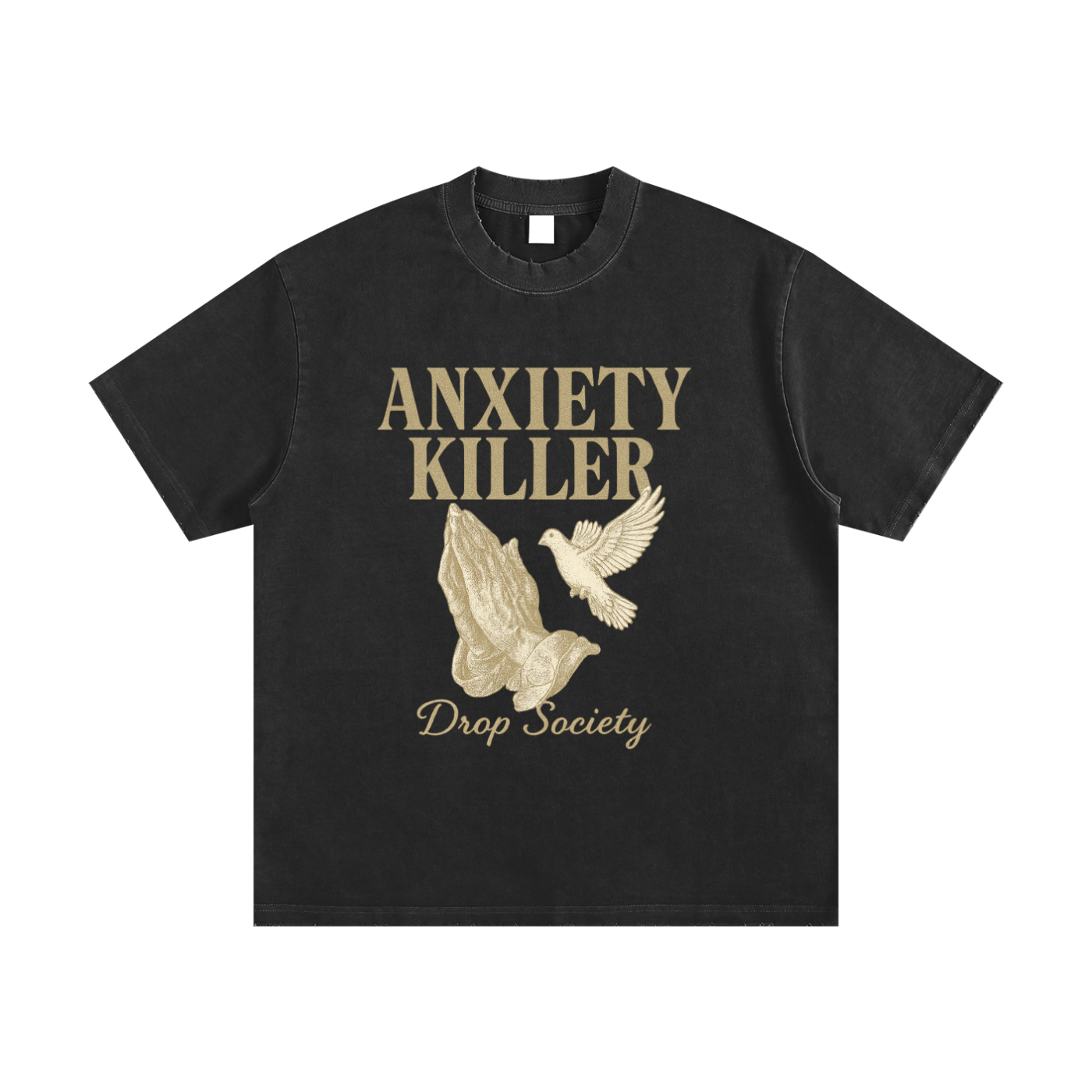 ★Urbandtype.★ 1883 Vintage Graphic T-Shirt Charcoal UBEUTS Crewneck T-shirt - Double Heavyweight - Charcoal – Wonder Looper