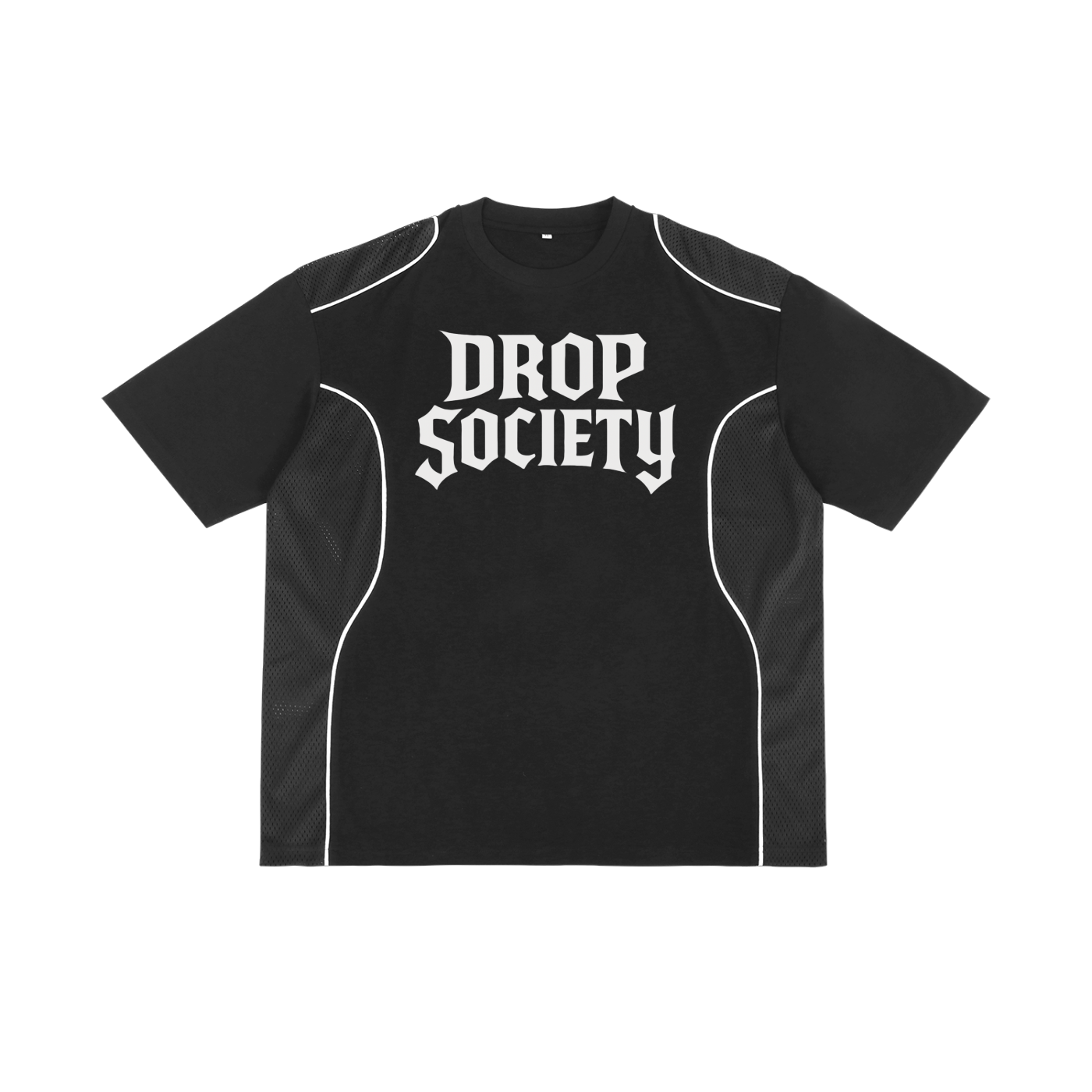 Contrast Piped Panel T-Shirt ODMPOD