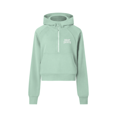 Cropped Half-Zip Hoodie ODMPOD