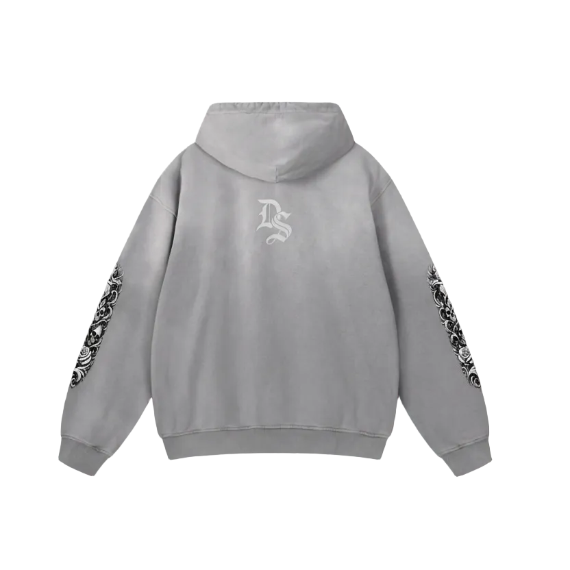 "Perfect Sinner" Heavyweight Sunfade Oversized Hoodie ODMPOD