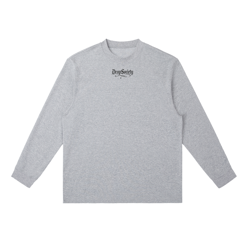 Drop Signature Essential Crewneck Long-Sleeve T-Shirt ODMPOD