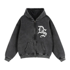 Initial Full Zip Boxy Fleece Hoodie ODMPOD