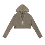 Perfect Sinner Vintage Washed Raw Edge Hoodie (Matches with pants) ODMPOD