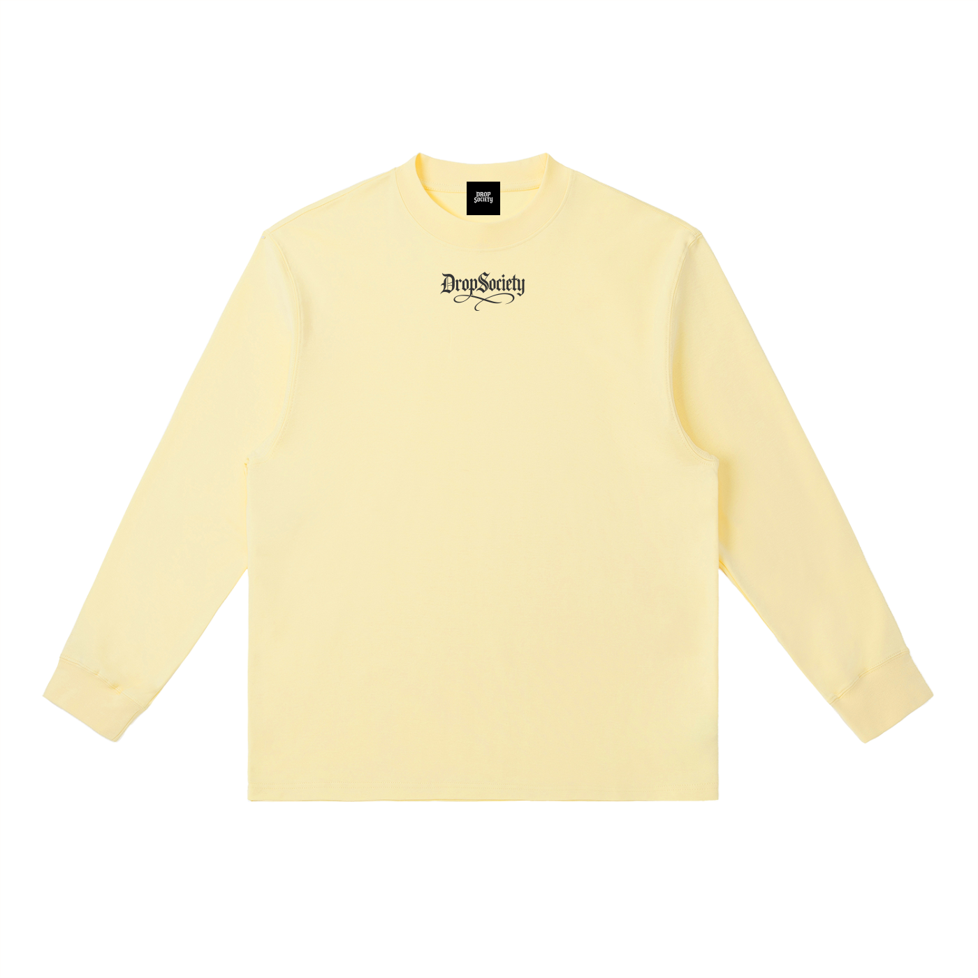 Drop Signature Essential Crewneck Long-Sleeve T-Shirt ODMPOD