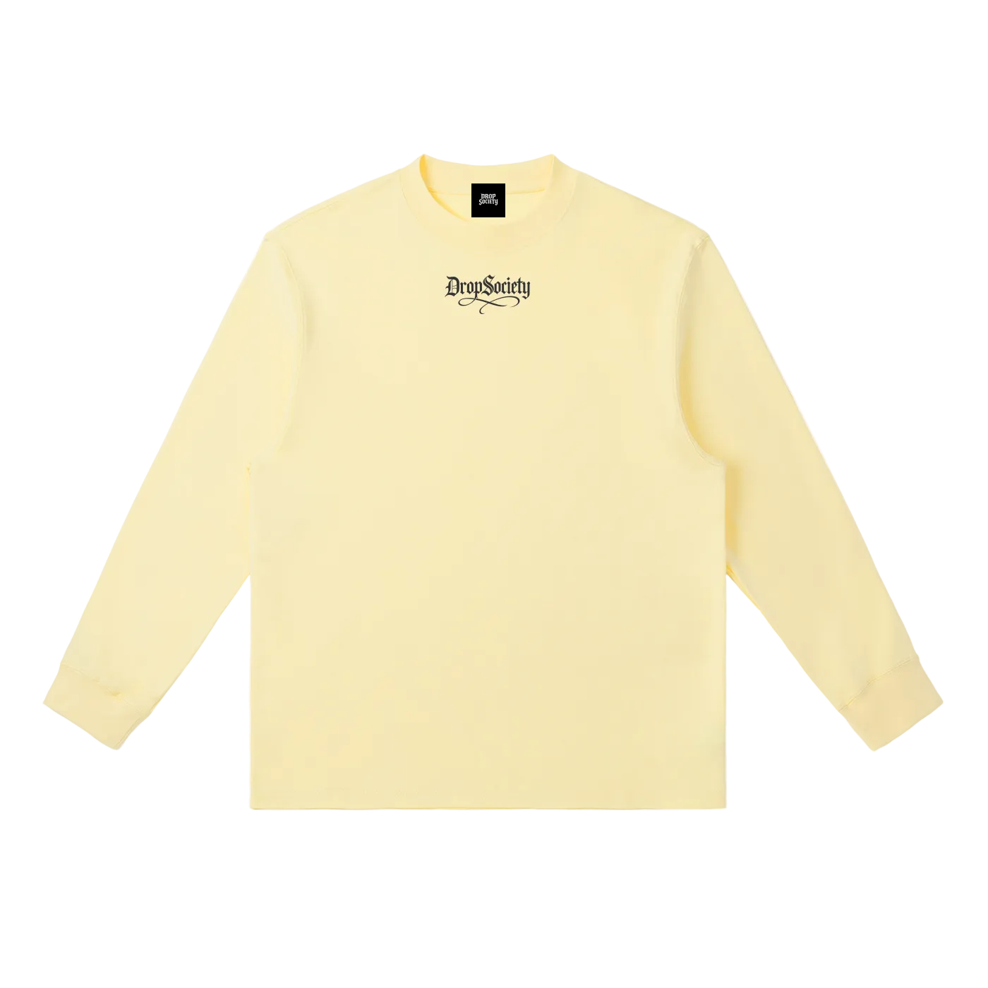 Drop Signature Essential Crewneck Long-Sleeve T-Shirt ODMPOD