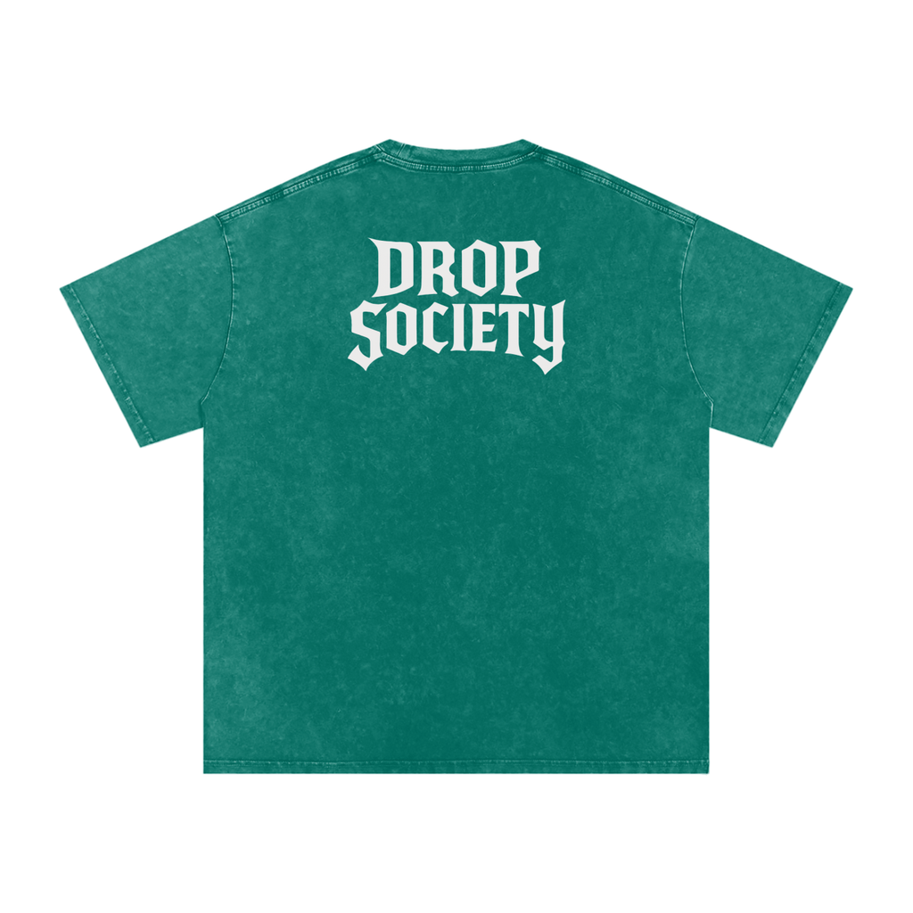 "ANXIETY KILLER" Acid Wash Oversized T-Shirt ODMPOD