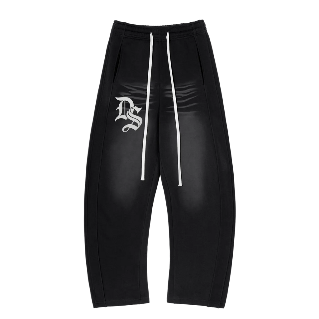 Drop "Signature" Sunfade Curved Blade Fleece Sweatpants Drop Society