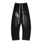 Drop "Signature" Sunfade Curved Blade Fleece Sweatpants Drop Society