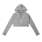Perfect Sinner Vintage Washed Raw Edge Hoodie (Matches with pants) ODMPOD