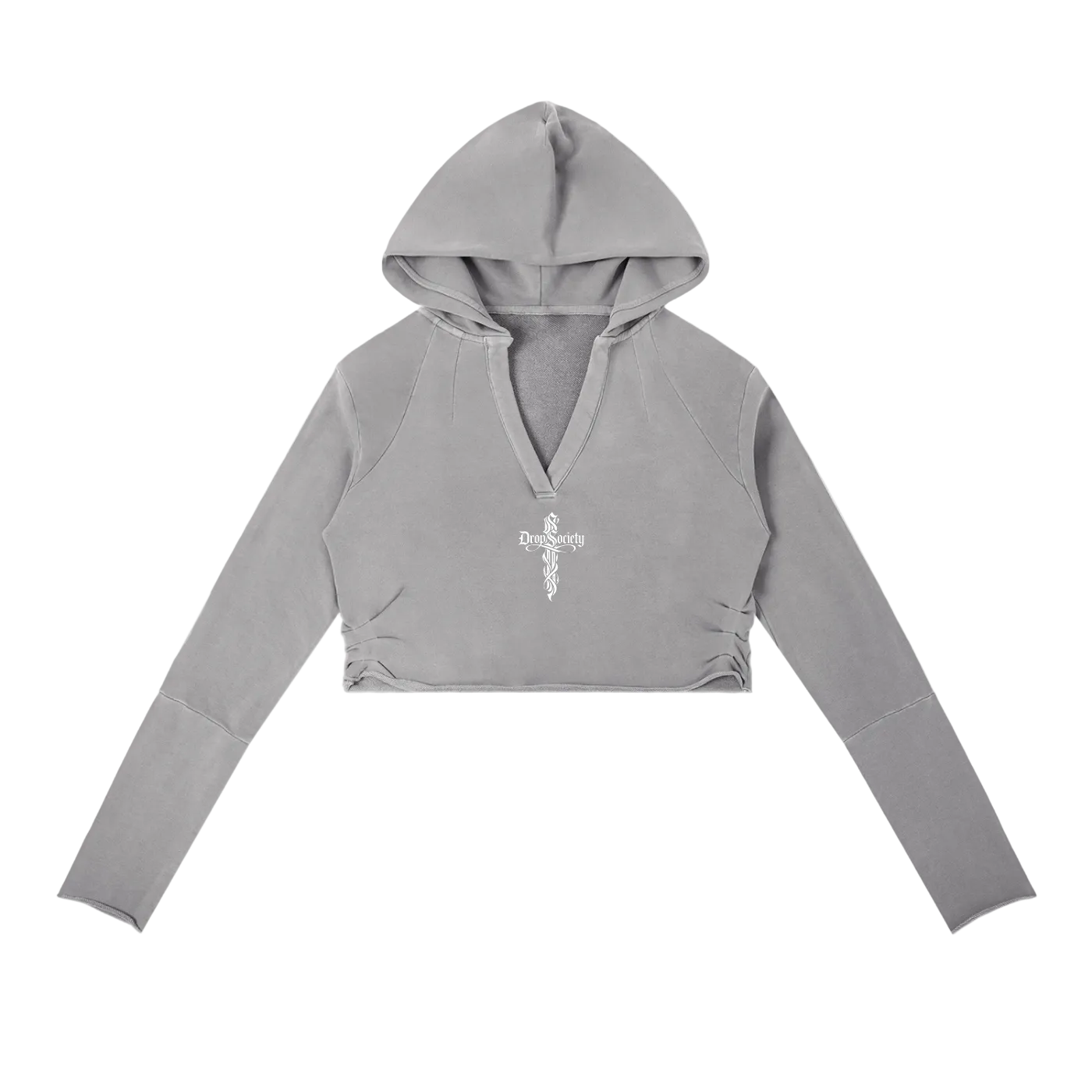 Perfect Sinner Vintage Washed Raw Edge Hoodie (Matches with pants) ODMPOD
