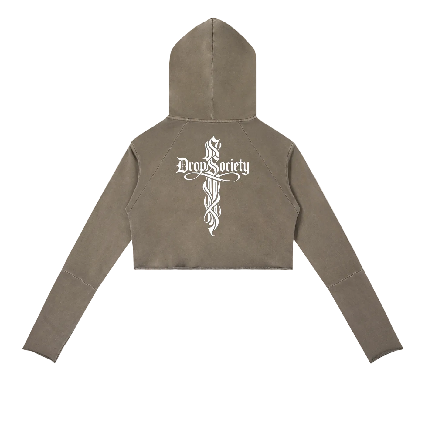 Perfect Sinner Vintage Washed Raw Edge Hoodie (Matches with pants) ODMPOD