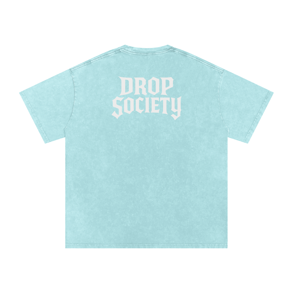 "ANXIETY KILLER" Acid Wash Oversized T-Shirt ODMPOD