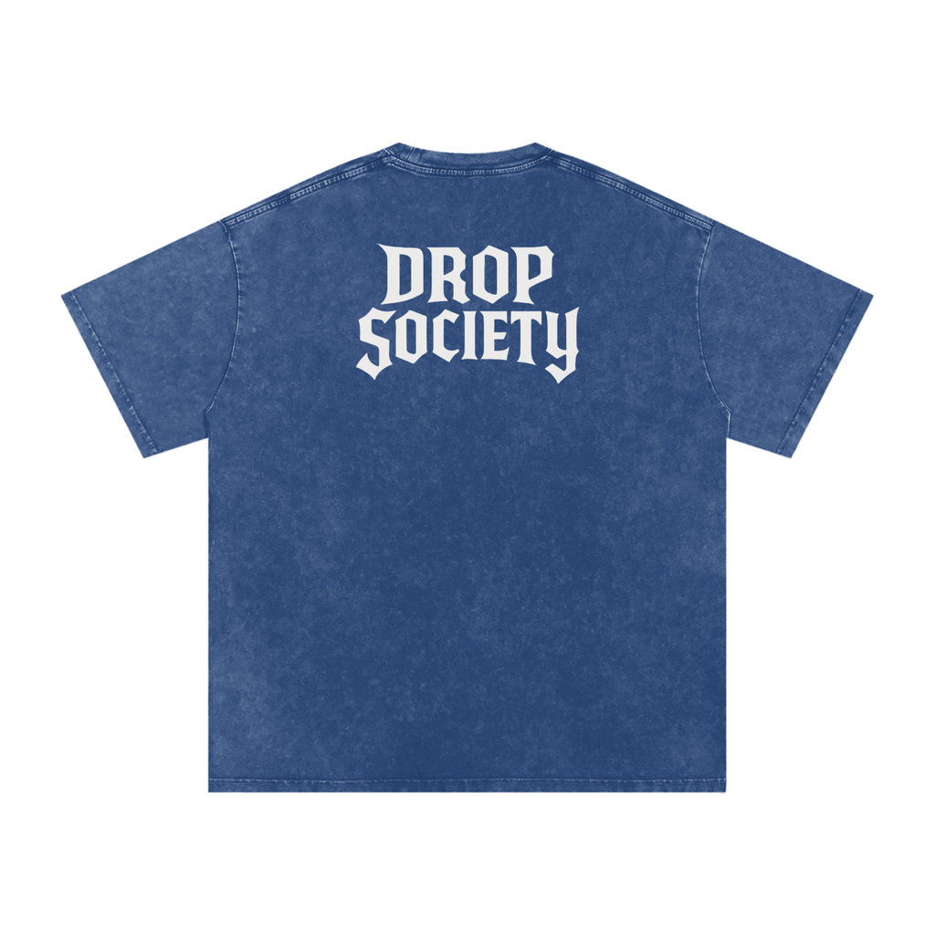 "ANXIETY KILLER" Acid Wash Oversized T-Shirt ODMPOD