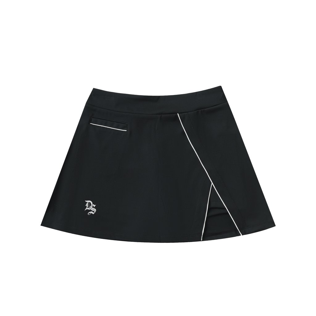 Drop "Signature" High-Waist Pocketed A-Line Skirt Drop Society