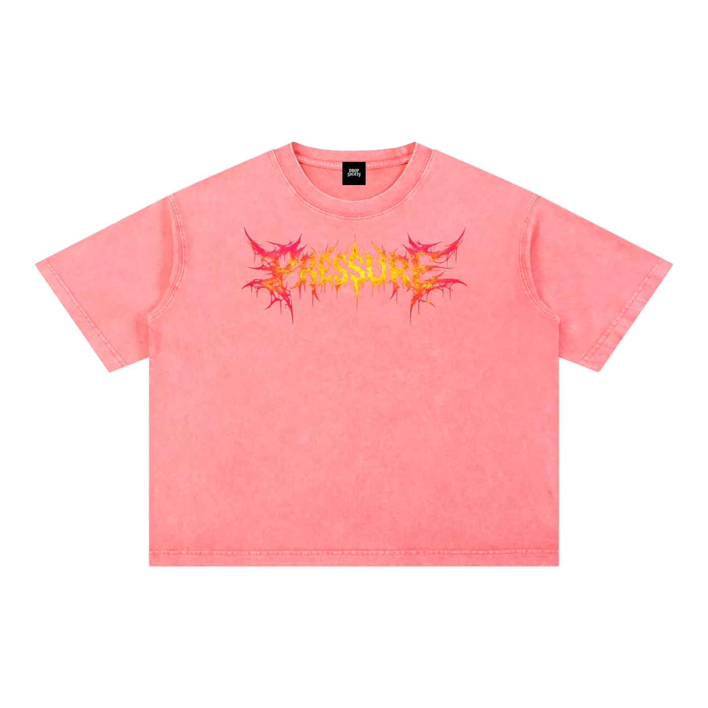 Mineral Wash Boxy Cotton T-Shirt ODMPOD