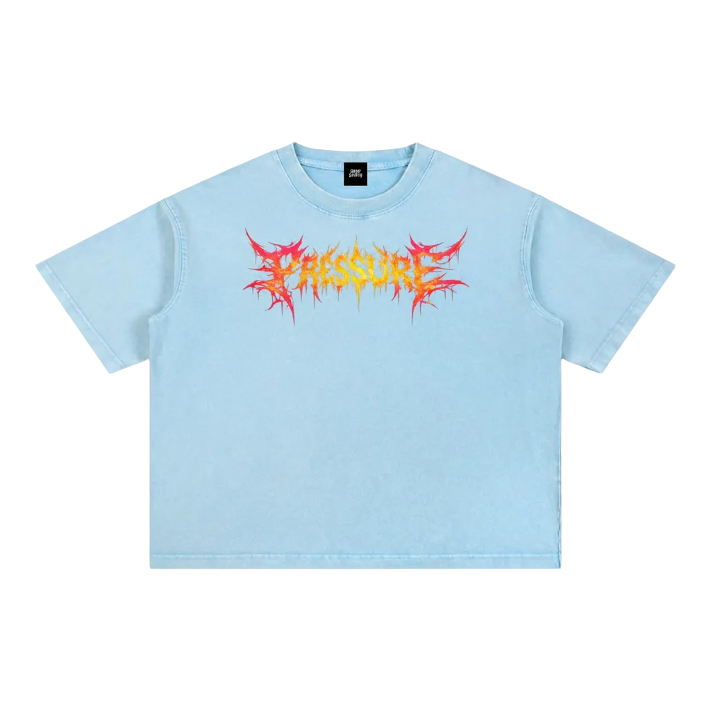 Mineral Wash Boxy Cotton T-Shirt ODMPOD