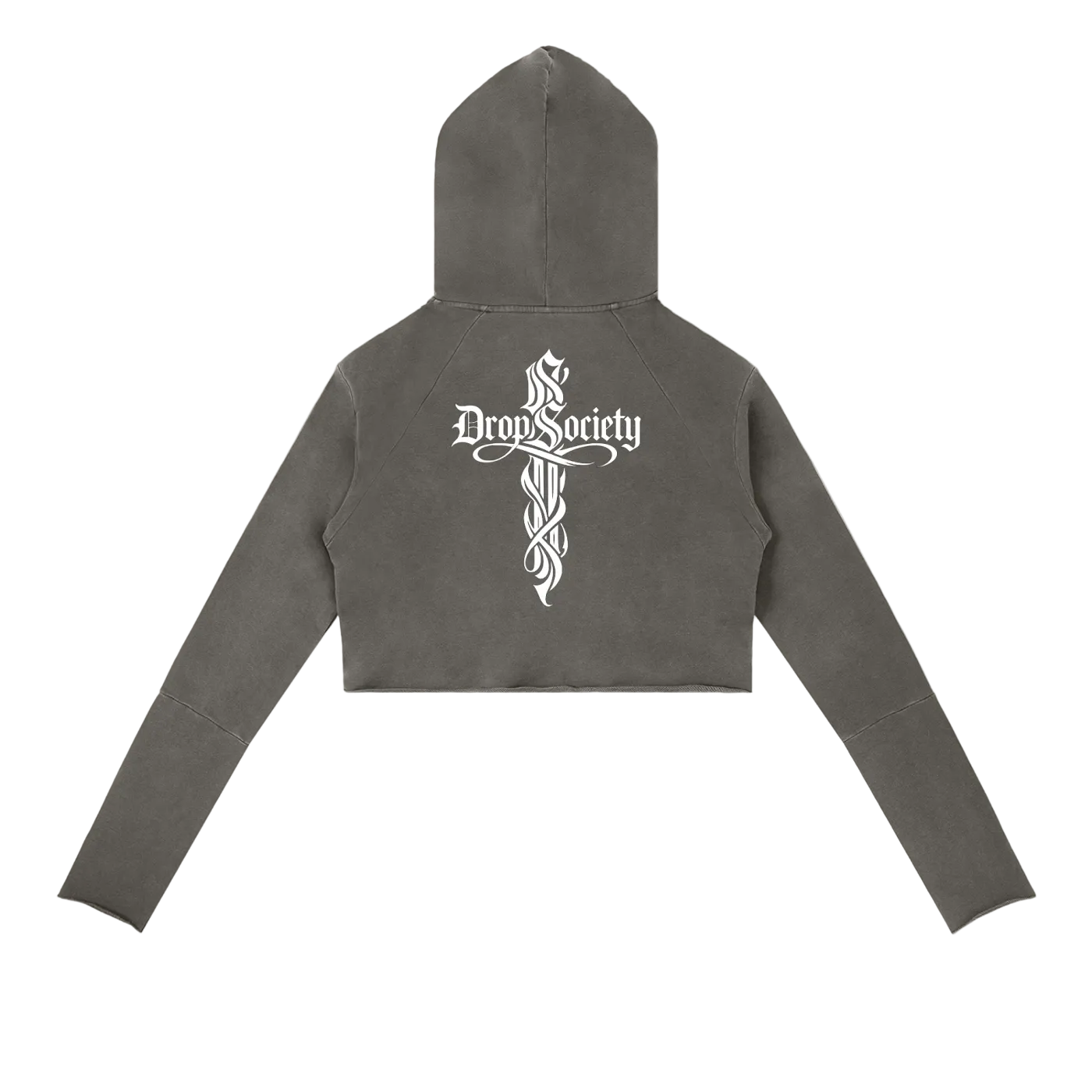Perfect Sinner Vintage Washed Raw Edge Hoodie (Matches with pants) ODMPOD