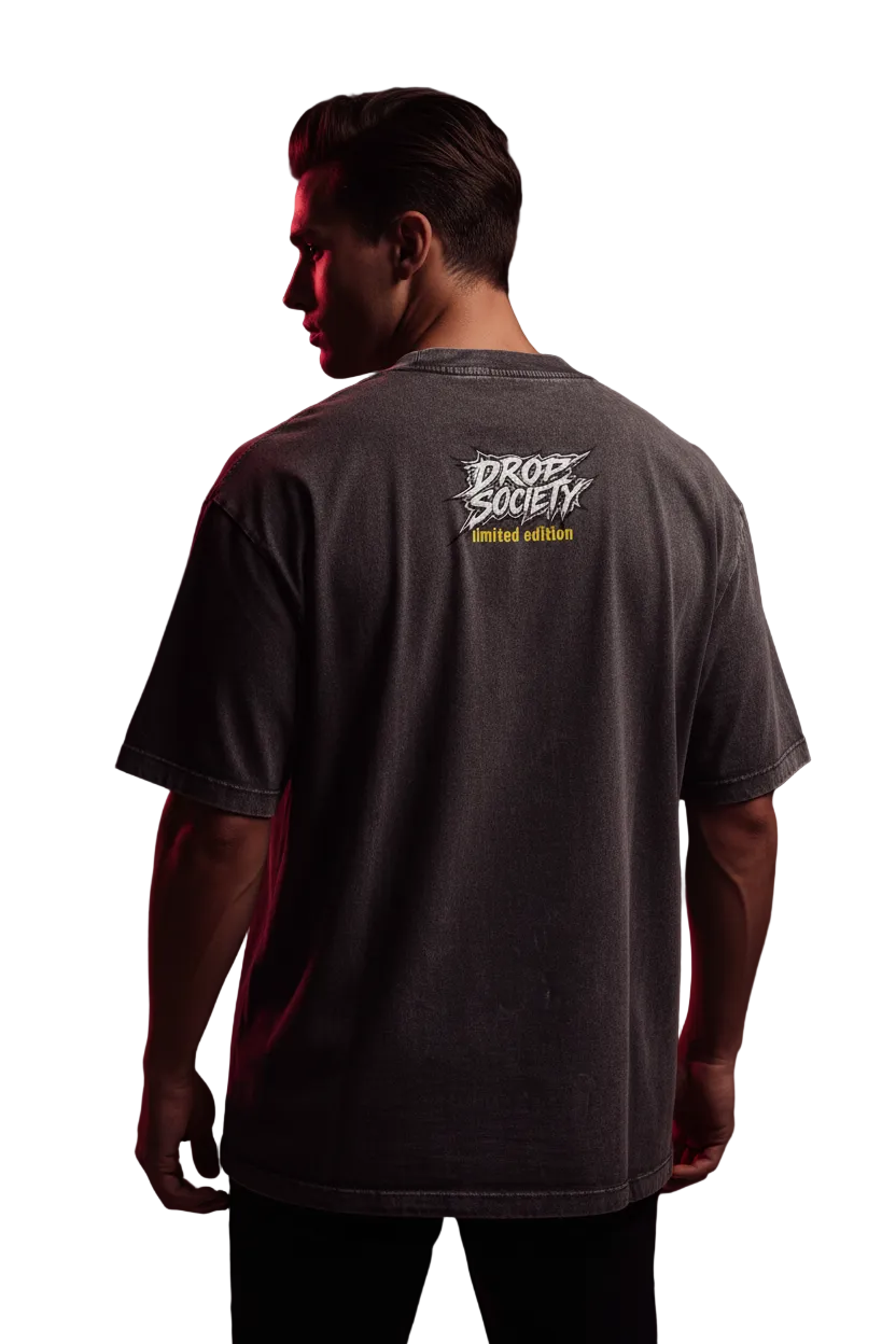 Conspiracy 2026 Heavyweight Snow Washed T-Shirt Drop Society