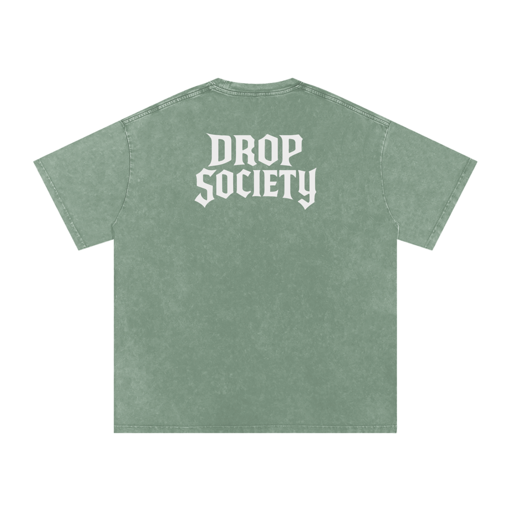 "ANXIETY KILLER" Acid Wash Oversized T-Shirt ODMPOD
