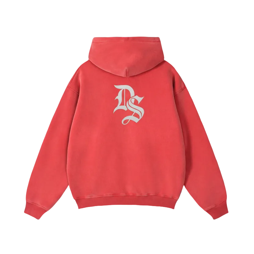 Initial Full Zip Boxy Fleece Hoodie 
