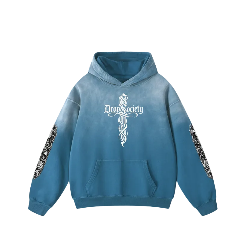 "Perfect Sinner" Heavyweight Sunfade Oversized Hoodie ODMPOD