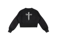 Perfect Sinner  Balloon Sleeve Cropped Sweater ODMPOD