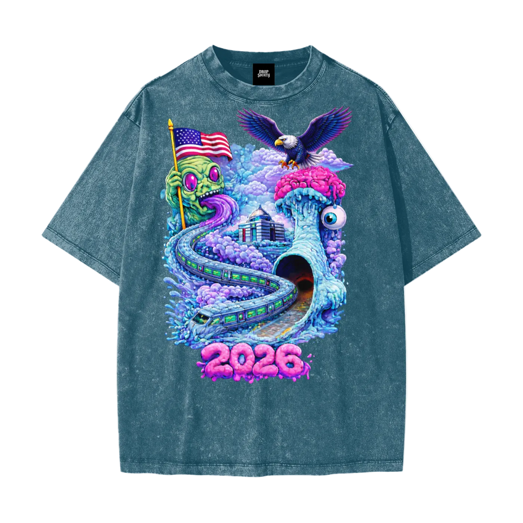 Heavyweight Snow Washed T-Shirt ODMPOD