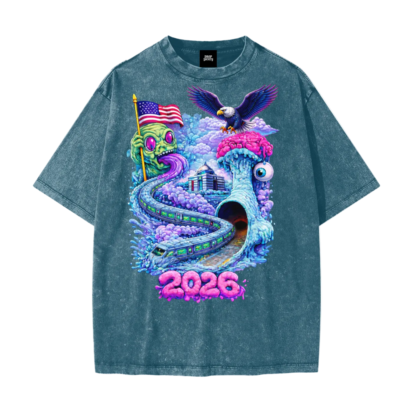 Heavyweight Snow Washed T-Shirt ODMPOD