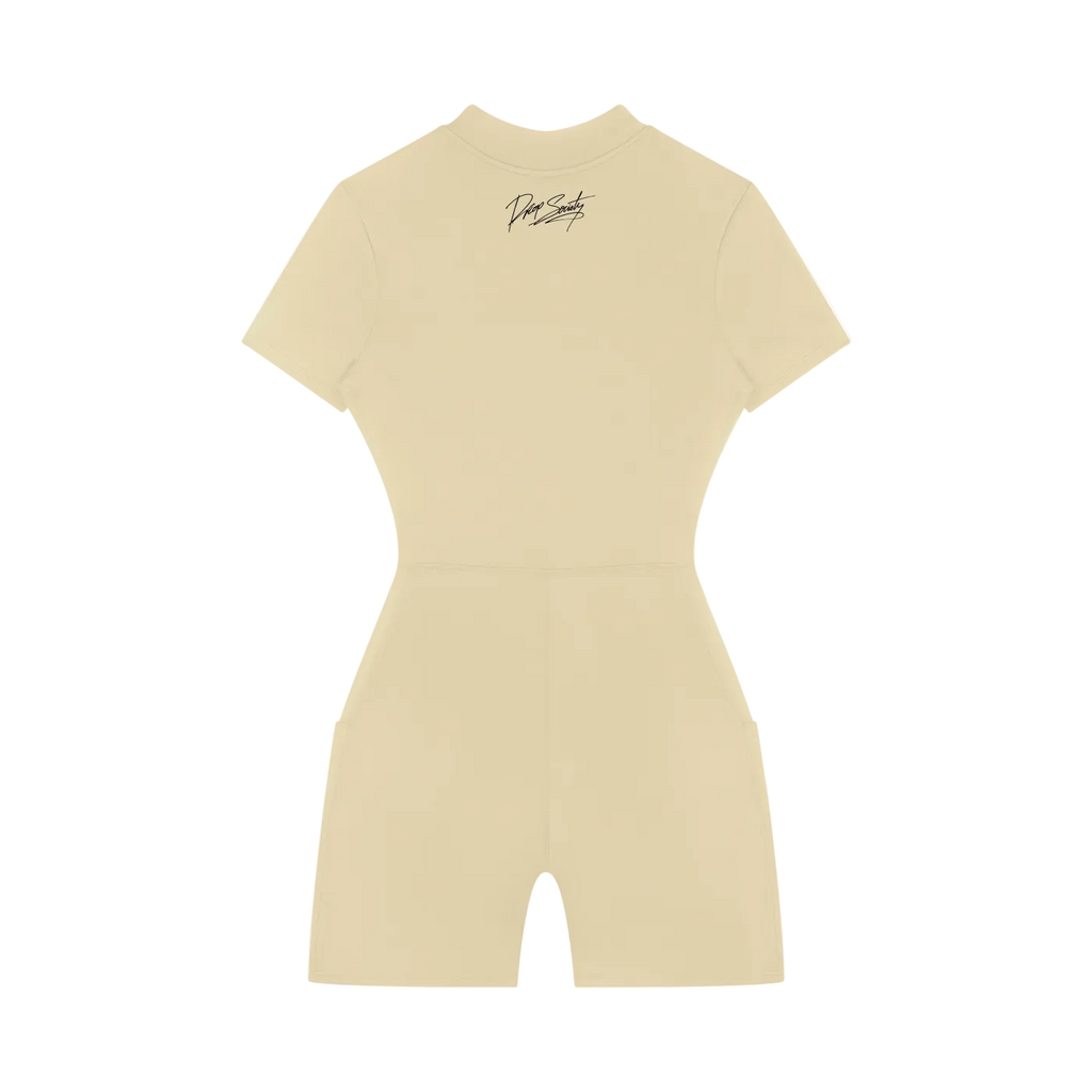 Sovereign Heart Quarter-Zip Short Sleeve Romper Drop Society