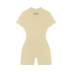 Sovereign Heart Quarter-Zip Short Sleeve Romper Drop Society