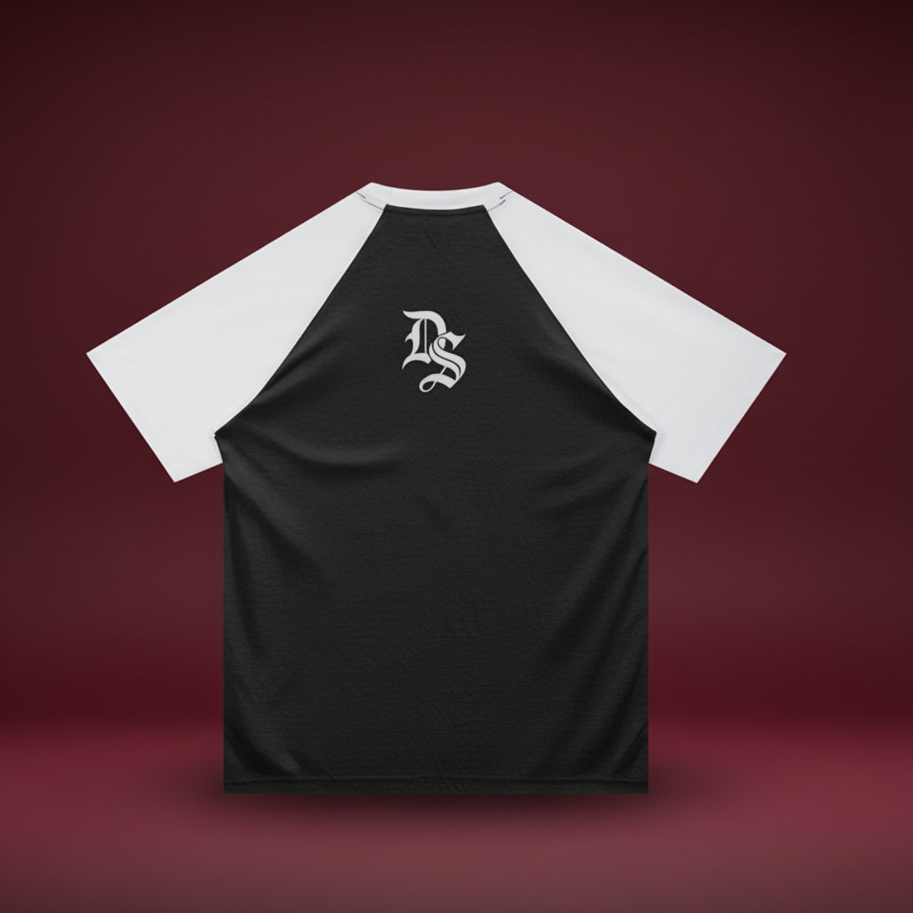 Signature Cross Contrast  Sleeve T-Shirt ODMPOD