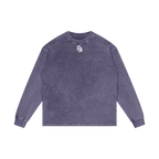Drop Signature Acid Wash Oversize Long Sleeve T-Shirt ODMPOD