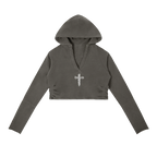 Perfect Sinner Vintage Washed Raw Edge Hoodie (Matches with pants) ODMPOD