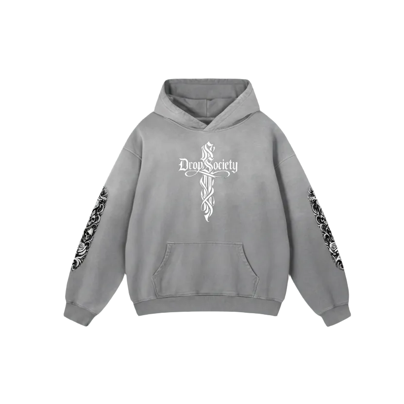 "Perfect Sinner" Heavyweight Sunfade Oversized Hoodie ODMPOD