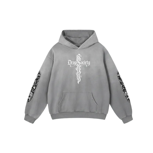 "Perfect Sinner" Heavyweight Sunfade Oversized Hoodie ODMPOD