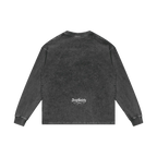 Drop Signature Acid Wash Oversize Long Sleeve T-Shirt ODMPOD