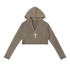 Perfect Sinner Vintage Washed Raw Edge Hoodie (Matches with pants) ODMPOD