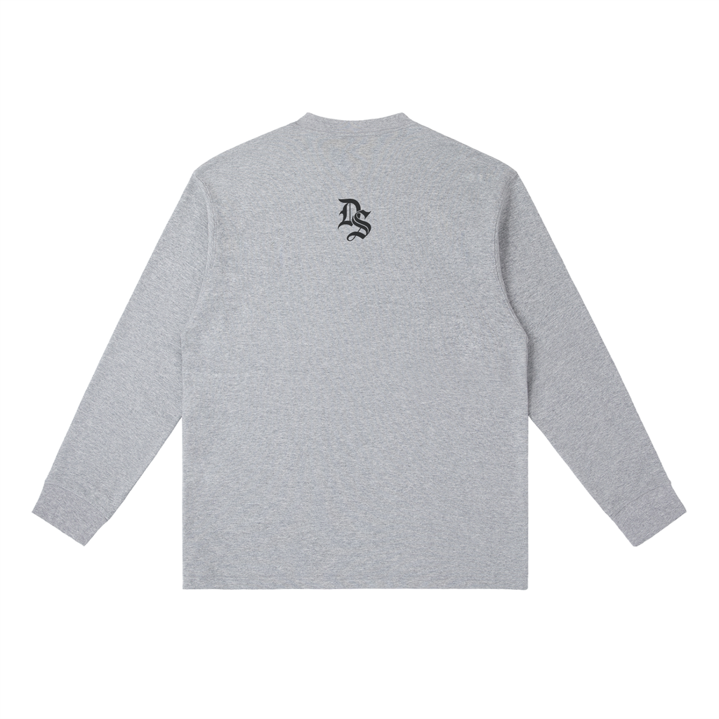 Drop Signature Essential Crewneck Long-Sleeve T-Shirt ODMPOD