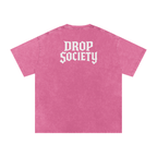 "ANXIETY KILLER" Acid Wash Oversized T-Shirt ODMPOD
