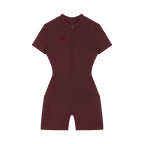 Sovereign Heart Quarter-Zip Short Sleeve Romper Drop Society