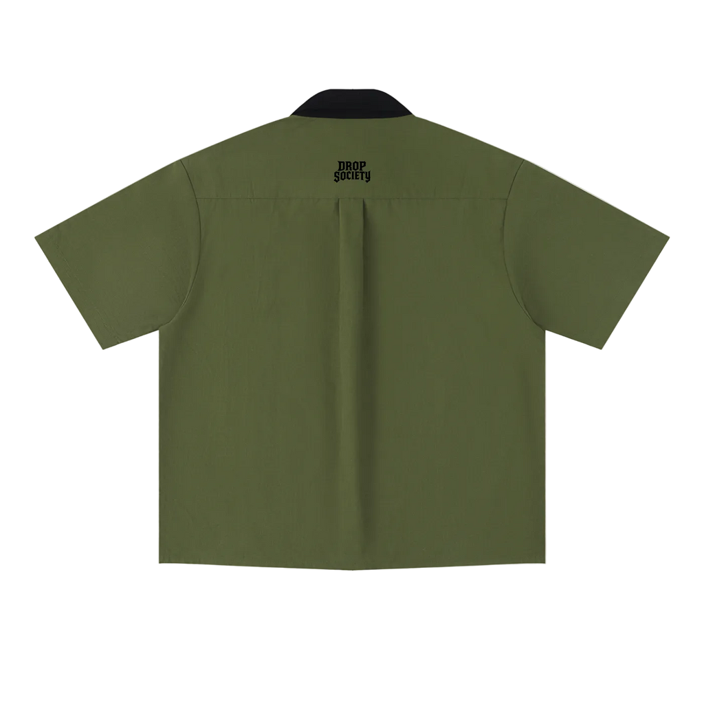 Unisex Color Block Short Sleeve Shirt ODMPOD