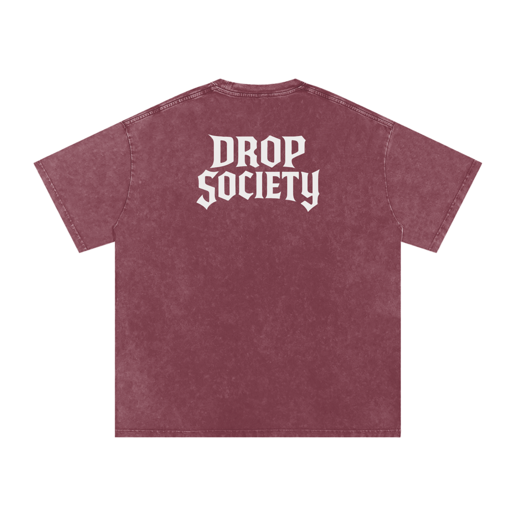 "ANXIETY KILLER" Acid Wash Oversized T-Shirt ODMPOD