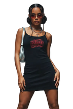 Women's Solid Tight Sleeveless Dress ODMPOD