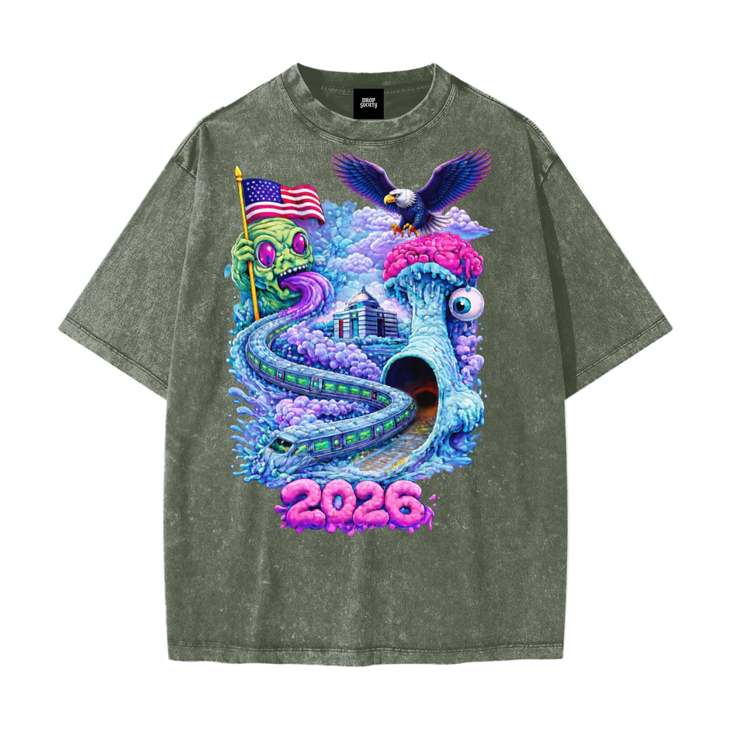 Heavyweight Snow Washed T-Shirt ODMPOD