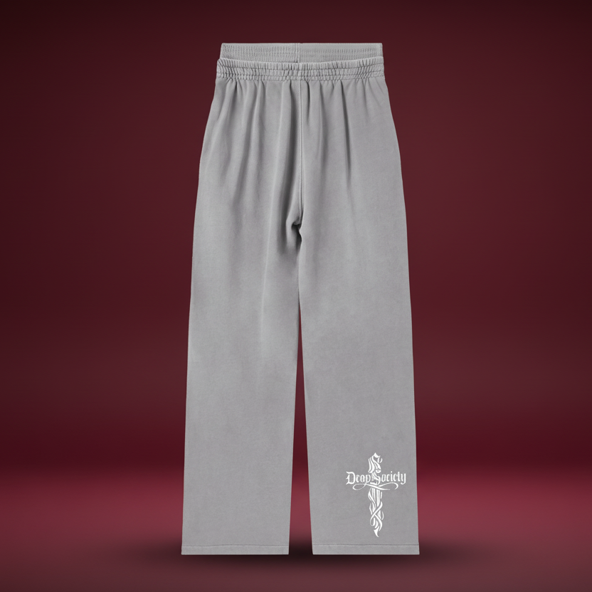 Perfect Sinner Vintage Washed Waist Pants (Matches with Hoodie) ODMPOD