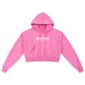 Drop Signature Snow Washed Cropped Hoodie ODMPOD