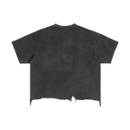 Rebuke Vintage Wash Boxy Distressed Hem T-Shirt ODMPOD
