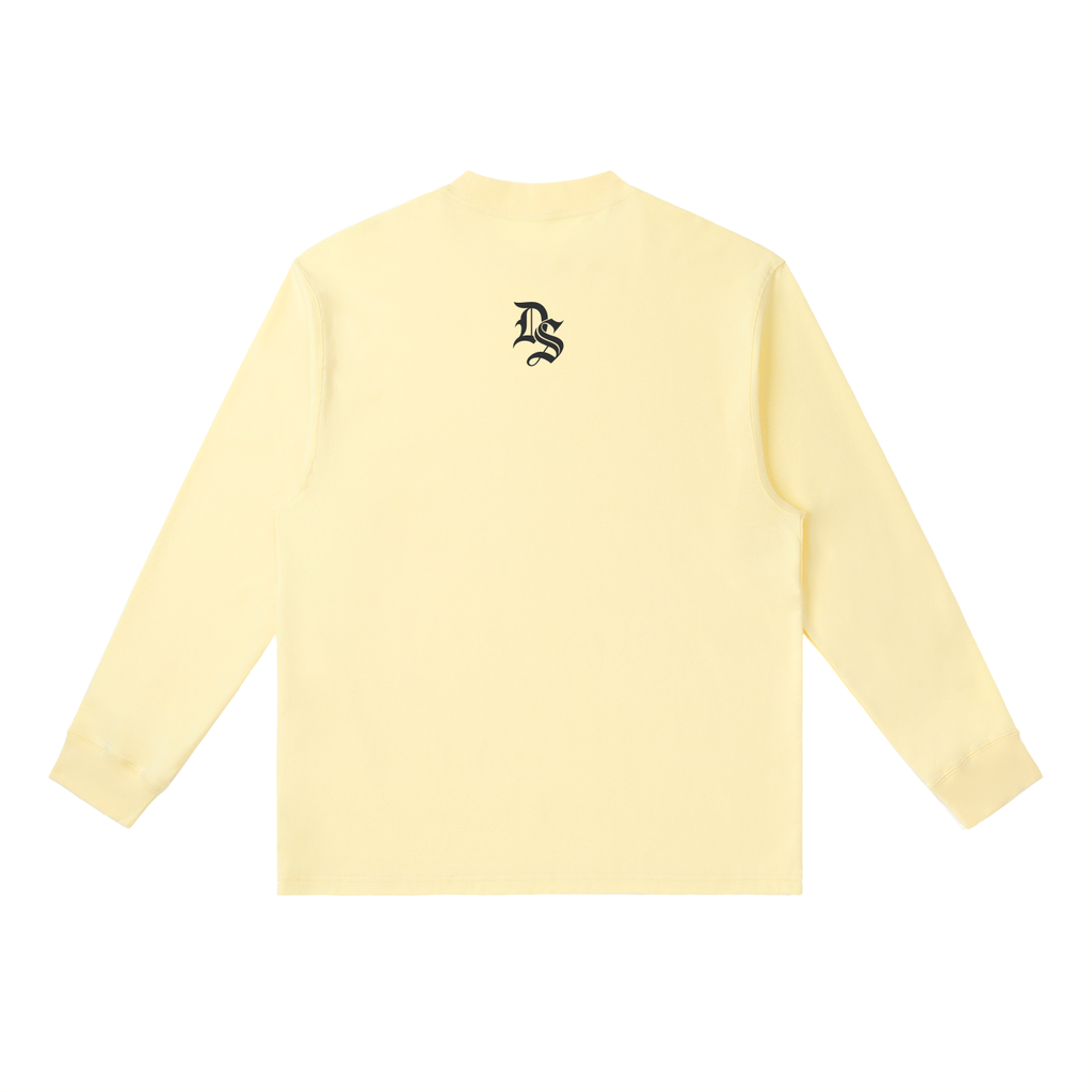 Drop Signature Essential Crewneck Long-Sleeve T-Shirt ODMPOD