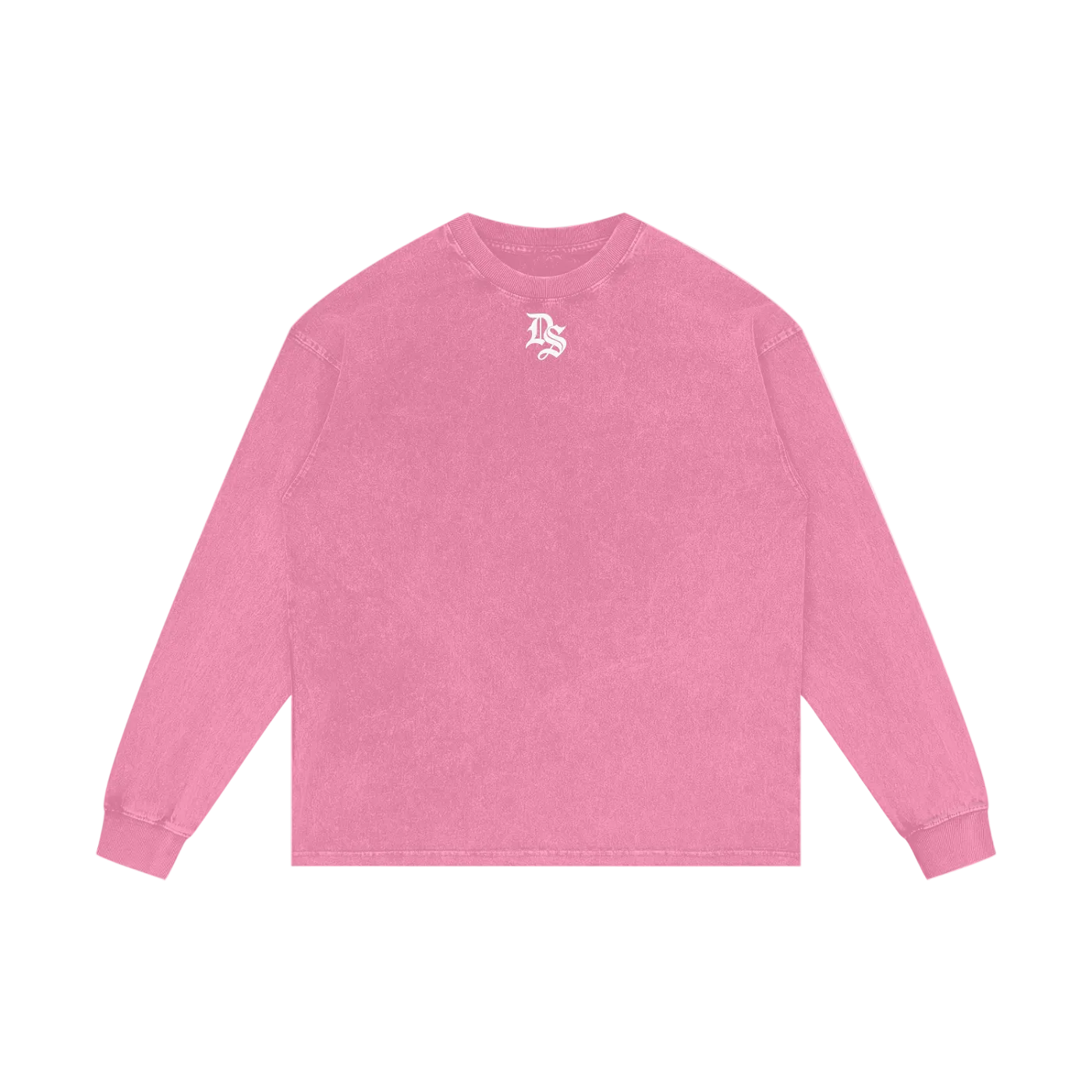 Drop Signature Acid Wash Oversize Long Sleeve T-Shirt Drop Society