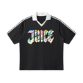 Contrast Collar Striped Soccer Jersey ODMPOD